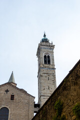 Fototapeta na wymiar Città Alta a Bergamo, Italia