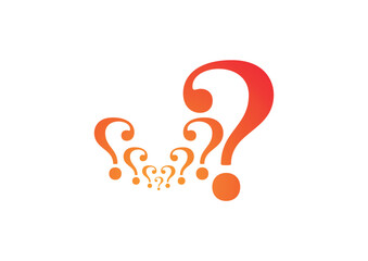 question mark concept for business, education world. question marks. question mark concept on white background