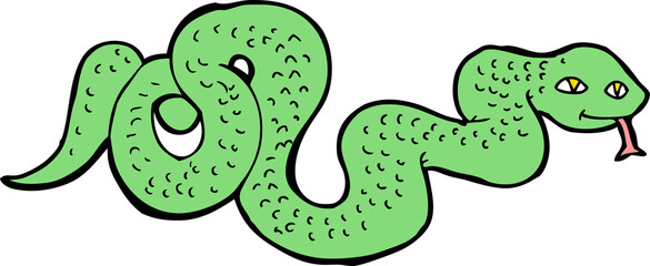 cartoon snake