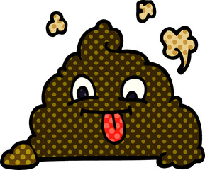 cartoon doodle poop