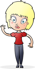 cartoon pretty girl