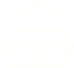 Cooking Pot Chalk Drawing