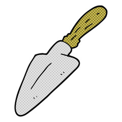 cartoon trowel
