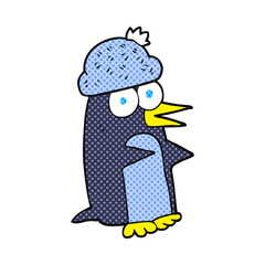 cartoon penguin