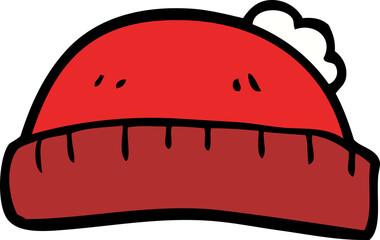 cartoon woolly hat