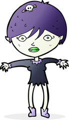 cartoon vampire girl