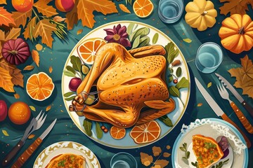 how to create an ideal setting for thanksgiving