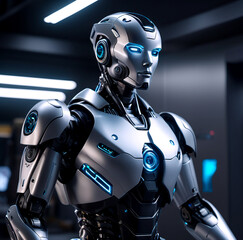 Artifical human-like robot humanoid robot hybrid
