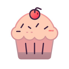 cupcake with cream