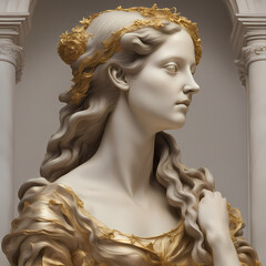 Obraz premium Statue of a woman