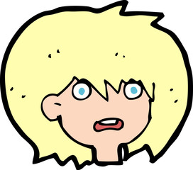 cartoon shocked expression