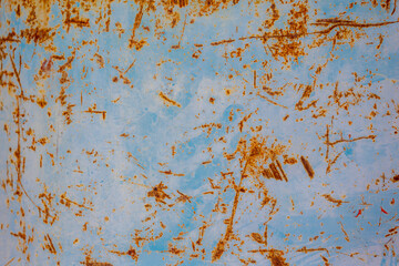 Abstract old iron metal wall with rusted, Surface of dirt on steel plate, Nature rusty texture and backdrop, Can be used as background for display or montage your products.