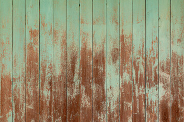 Pastel wooden wall with rusted stain, Old wood fence texture with vertical lines, Natural pattern backdrop, Can be used as background for display or montage your products.