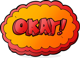cartoon okay sign