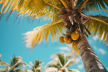 Palm Tree With Fruit