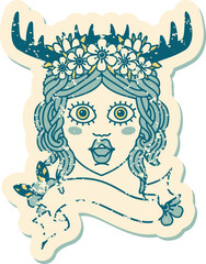 human druid illustration