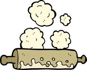 cartoon rolling pin