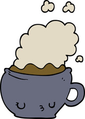 cute cartoon coffee cup