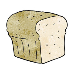 textured cartoon bread