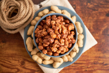 Caramelized roasted peanut or garapiñado