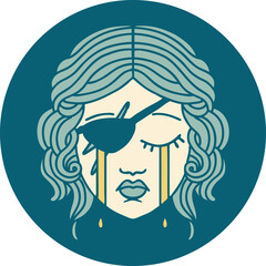 crying human rogue character icon