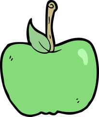 cartoon apple
