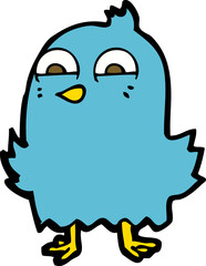 funny cartoon bird