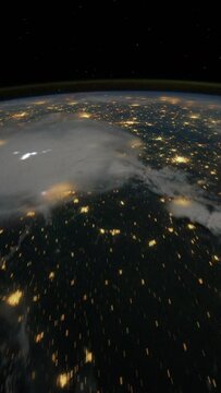 Earth night lights from the International Space Station. Images courtesy of the Earth Science and Remote Sensing Unit, NASA Johnson Space Center. https://eol.jsc.nasa.gov/
Vertical design.