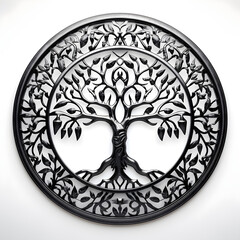 Celtic tree of life decoration. AI generated.	