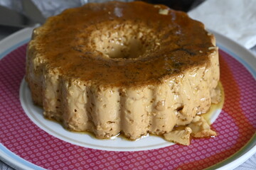 Flan au caramel fait maison