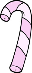 cartoon doodle pink candy canes