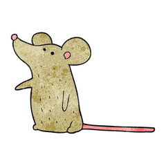 textured cartoon mouse