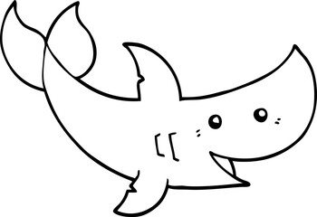 cartoon shark