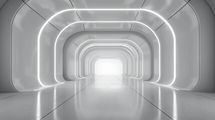 A White Tunnel With a Light at the End
