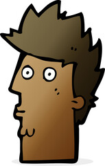 cartoon surprised face