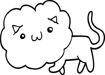 cartoon lion