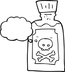 thought bubble cartoon poison