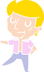 cartoon of kawaii older man