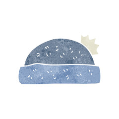 retro cartoon winter hat