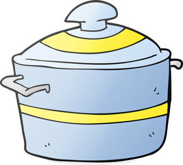 cartoon cooking pot