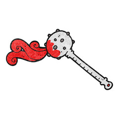 texture cartoon medieval mace