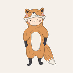 children in animal costume