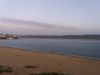 view from the beach