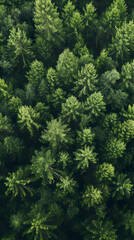 green forest textured monochromatic background, generative ai - 726007783