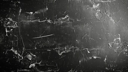 Black monochrome grain texture on grunge wall background with vintage design elements.