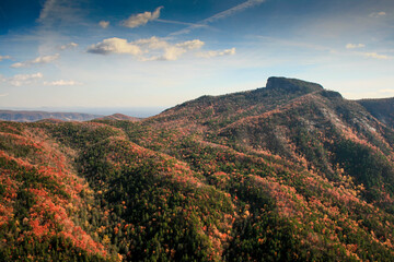 Table Rock, Linville Gorge in Autumn, North Carolina