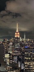 Fototapeta premium Manhattan de noche