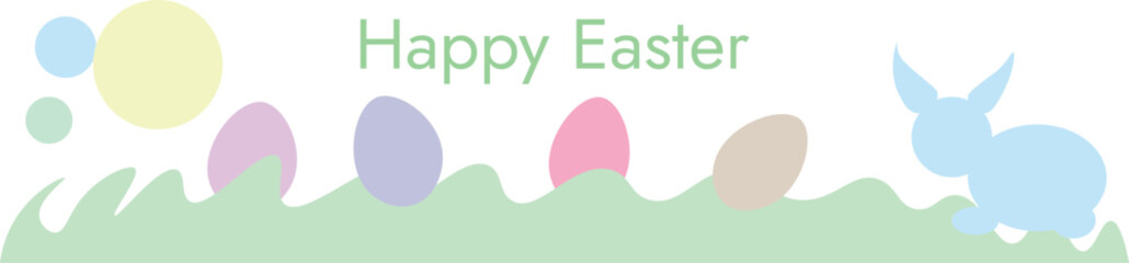 happpy easter poster in children style easter egg and easter bunny full color exx celebration catholic christian jesus christ