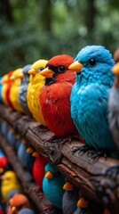 colorful birds