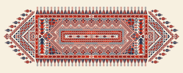 Tatreez, decorative Palestinian embroidery symbol